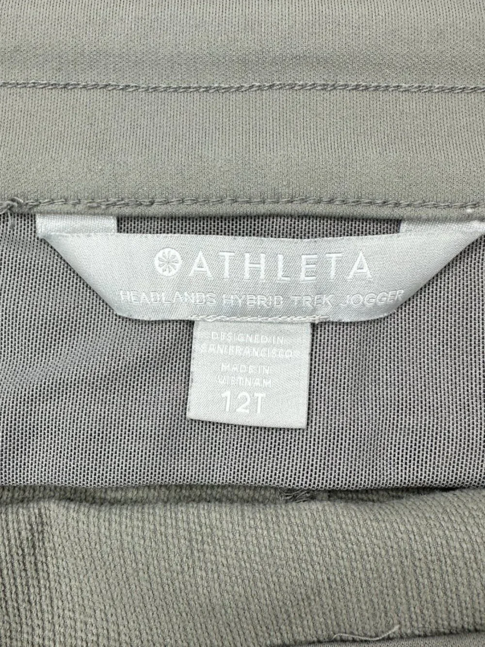 Athleta Headlands Hybrid Trek Joggers Size 12 Tall Athleisure Outdoor Gym Hiking - Picture 7 of 8